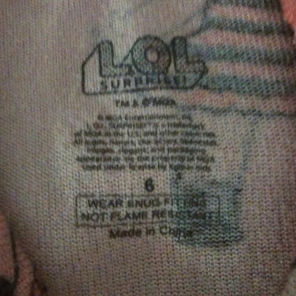 2 pairs of L.O.L Pajama sets! Girls size 6! - Picture 12 of 12